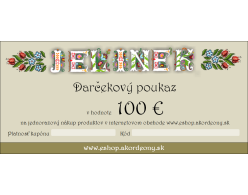 Darčekový poukaz v hodnote 100 €