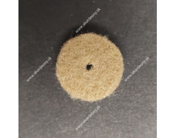 Filcové podložky pod gombíky s rozmerom 15 x 4 mm, farba béžová