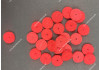 Filcové podložky pod gombíky s rozmerom 15 x 4 mm, farba červená Filcové podložky pod gombíky s rozmerom 15 x 4 mm, farba červená