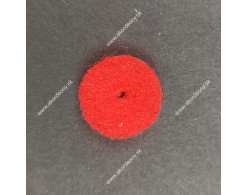 Filcové podložky pod gombíky s rozmerom 15 x 4 mm, farba červená