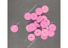 Filcové podložky pod gombíky s rozmerom 15 x 4 mm, farba ružová Filcové podložky pod gombíky s rozmerom 15 x 4 mm, farba ružová