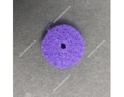 Filcové podložky pod gombíky s rozmerom 15 x 4 mm, farba fialová