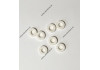 Filcové podložky pod gombíky s rozmerom 15 x 2,5 mm, farba biela Filcové podložky pod gombíky s rozmerom 15 x 2,5 mm, farba biela