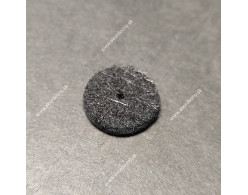 Filcové podložky pod gombíky s rozmerom 15 x 4 mm, farba čierna