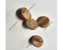 Gombík s priemerom 15 mm, farba: olivové drevo