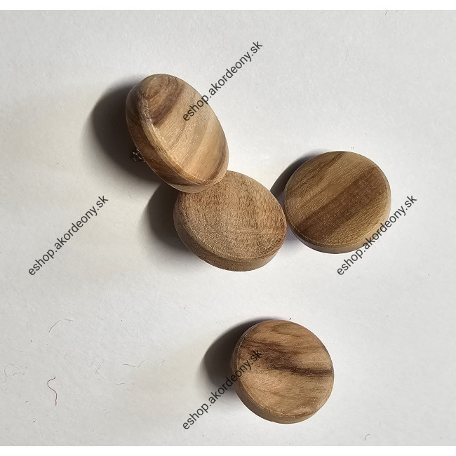 Gombík s priemerom 15 mm, farba: olivové drevo