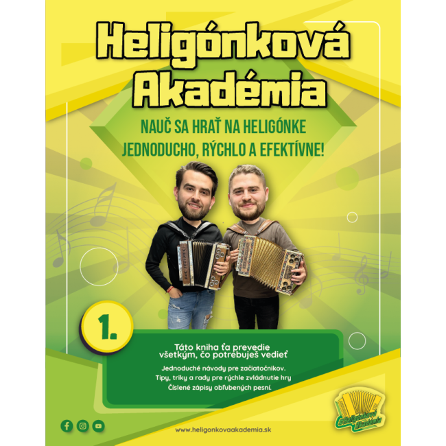Heligónková Akadémia - Nauč sa hrať na heligónke jednoducho, rýchlo a efektívne - 1. diel