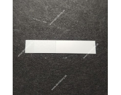 Ventilky z kože s fóliou béžové, 63 x 9,5 mm
