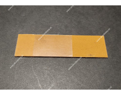 Ventilky z kože s fóliou hnedé, 80 x 23 mm
