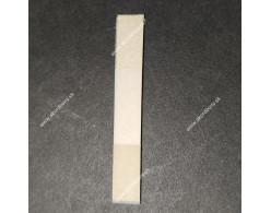 Ventilky z kože s fóliou béžové, 58 x 8,5 mm