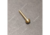 Kolíky na mech, okrúhla hlavička, poniklované, zlaté, priemer 2,5 x 19 mm