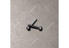 Kolíky na mech, okrúhla hlavička, poniklované, čierne, priemer 2,5 x 19 mm