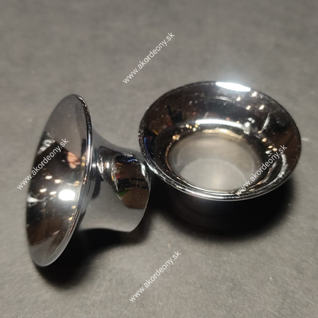 Ozvučník chrómovaný, 33/17 x 16 mm