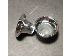 Ozvučník plastový chrómovaný, 33/16 x 17 mm