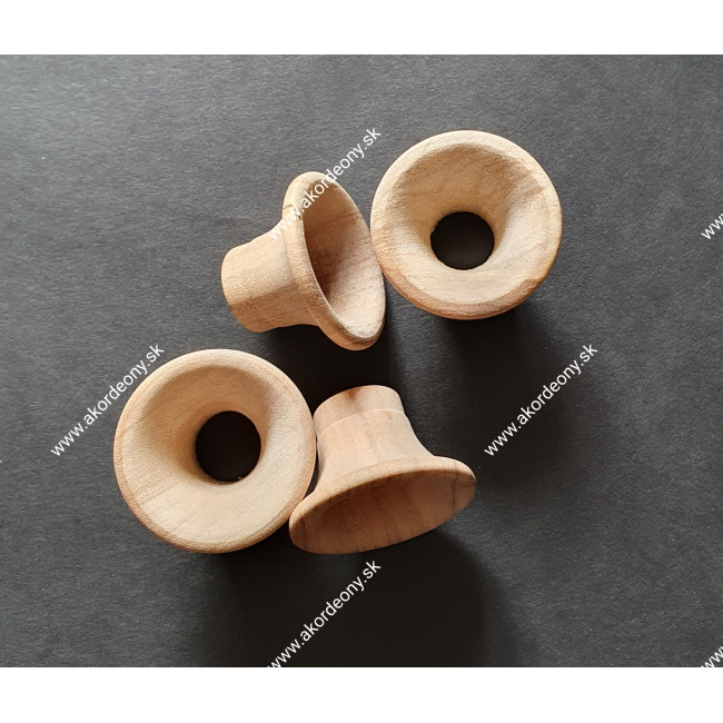 Ozvučník drevený, farba oliva, 32/15 x 21 mm