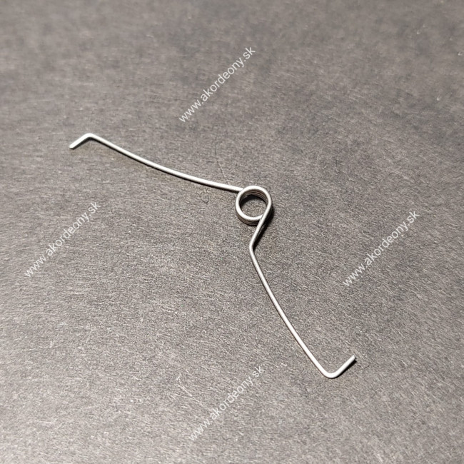 Pružinka mechaniky s hrúbkou drôtu 0,60 mm.