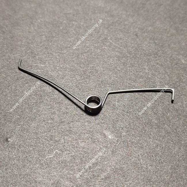 Pružinka mechaniky s hrúbkou drôtu 0,65 mm.