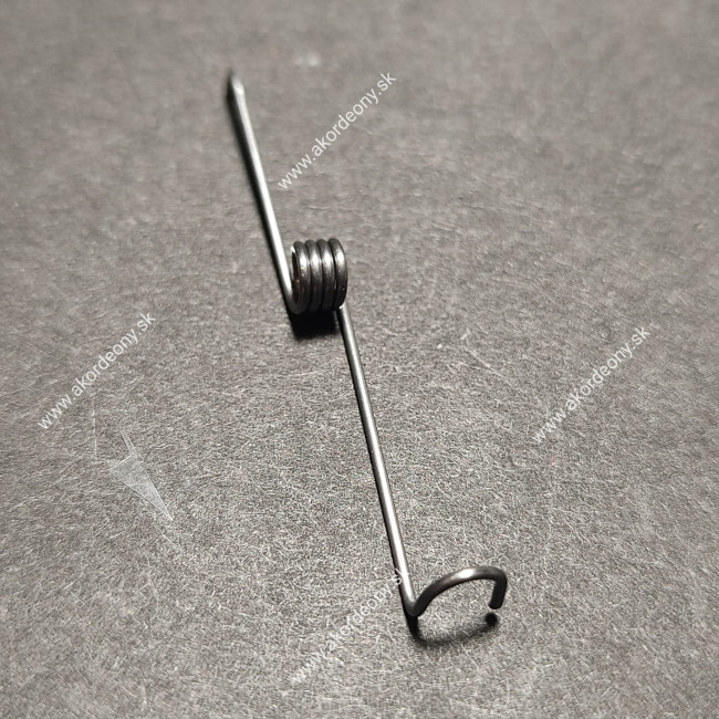 Pružinka mechaniky s hrúbkou drôtu 0,70 mm. 