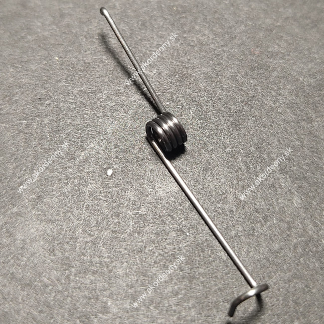 Pružinka mechaniky s hrúbkou drôtu 0,70 mm. 