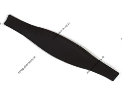 Basový remeň čierny kožený na heligónku, šírka 8 cm