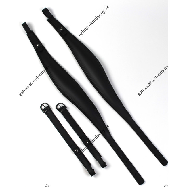Remene čierne tvarované, šírka 8 cm Remene čierne tvarované, šírka 8 cm