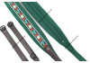 Remene zelené krojované, šírka 7 cm Remene zelené krojované, šírka 7 cm