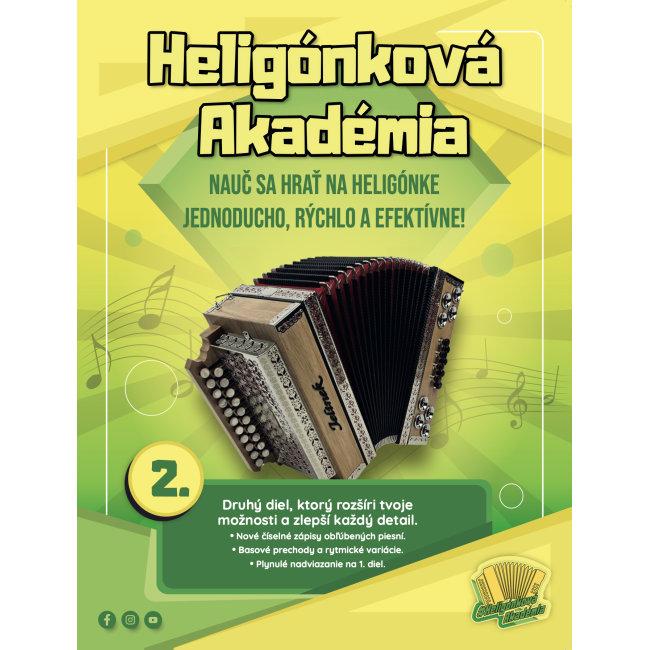 Heligónková Akadémia - Nauč sa hrať na heligónke 2.diel